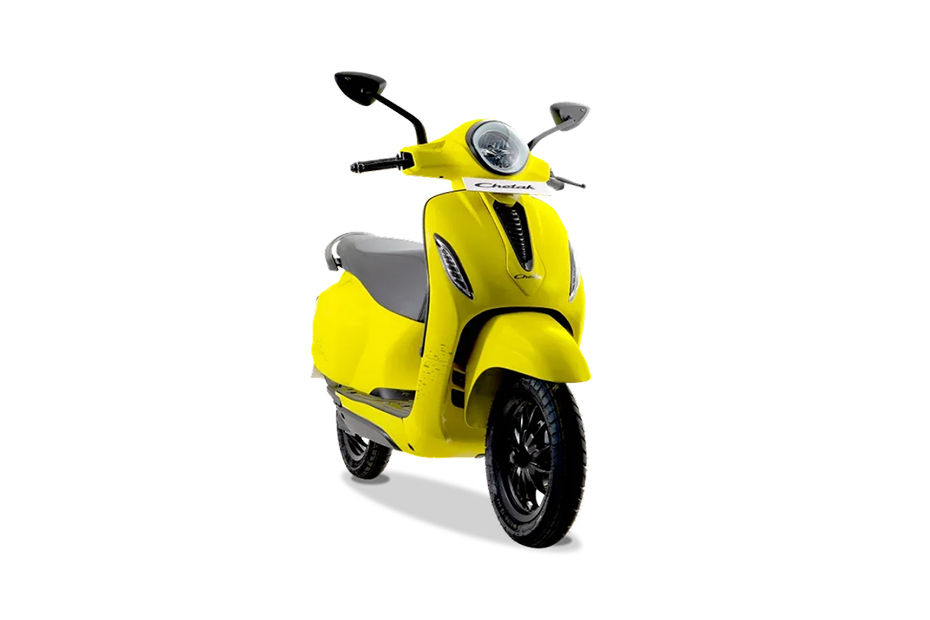 Bajaj Chetak Lime Yellow colour