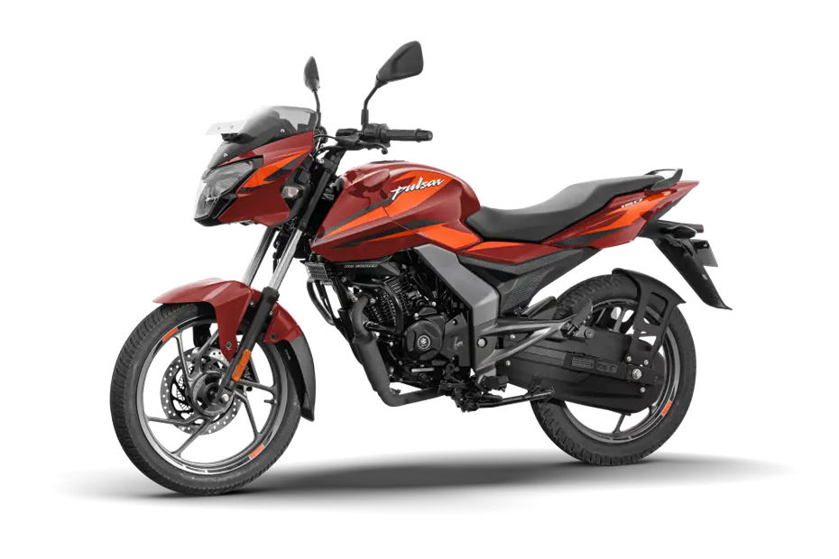 Bajaj Pulsar 150 Fury Red And Light Orange colour