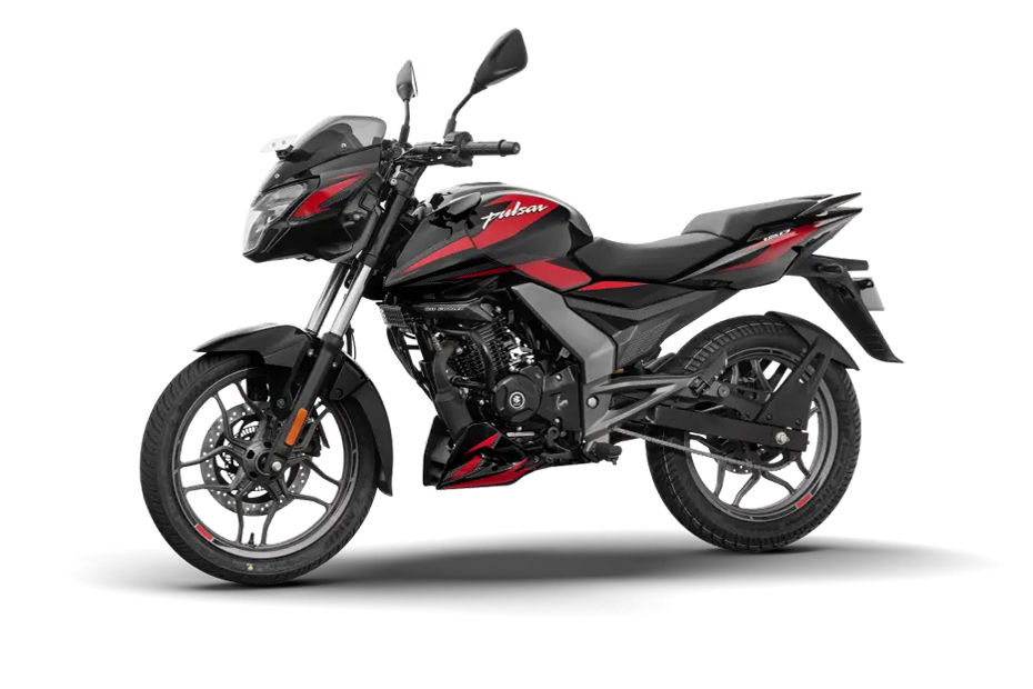 Bajaj Pulsar 150 Ebony Black And Magenta Red colour