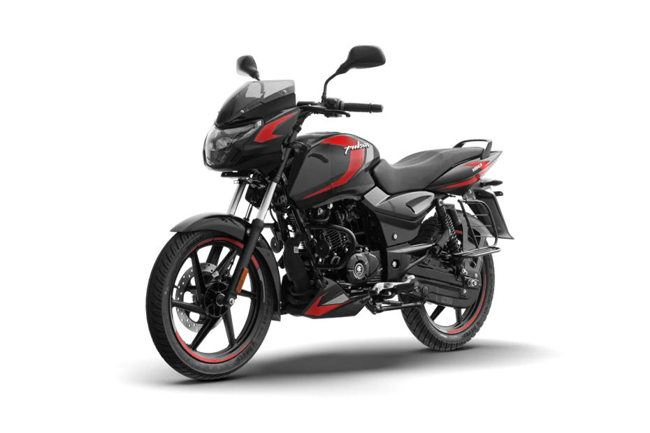 Bajaj Pulsar 150 Ebony Black Cherry Red colour