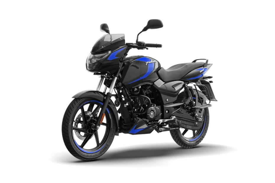 Bajaj Pulsar 150 Ebony Black Ink Blue colour