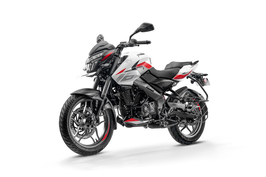 Bajaj Pulsar NS160 Pearl Metallic White colour