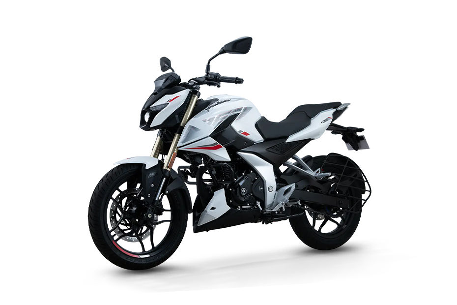 Bajaj Pulsar N160 Pearl Metallic White colour