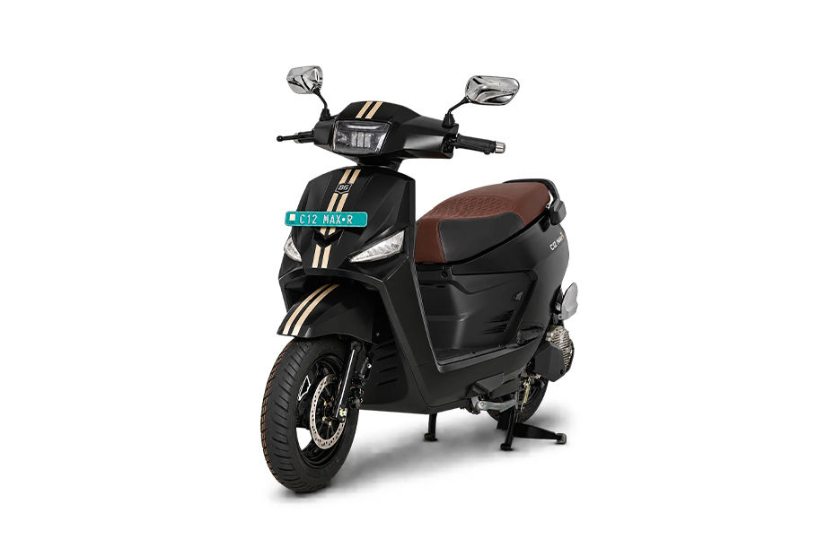 BGauss C12 MaxR Satin Black colour