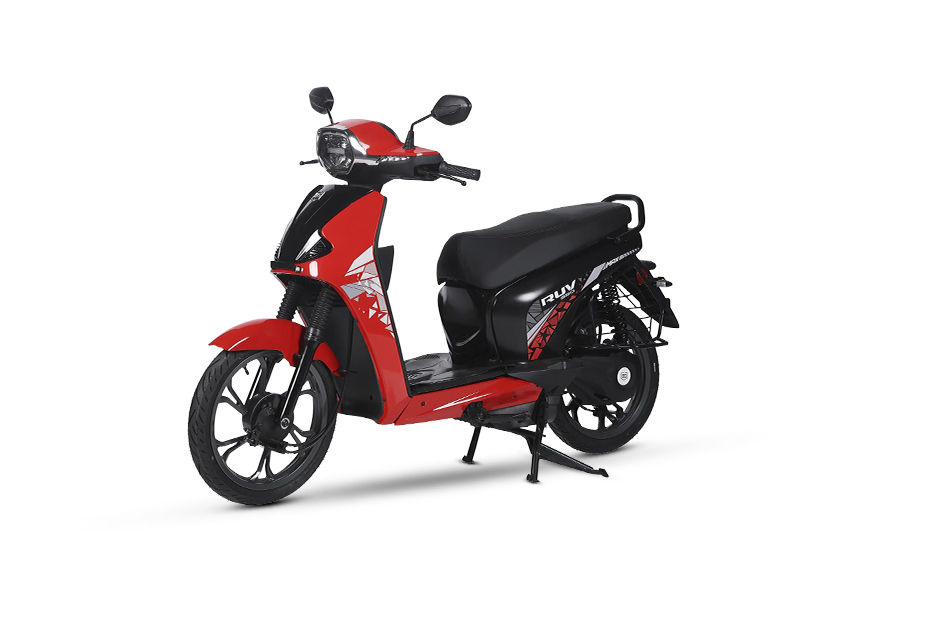 BGauss RUV 350 Furry Red And Black colour