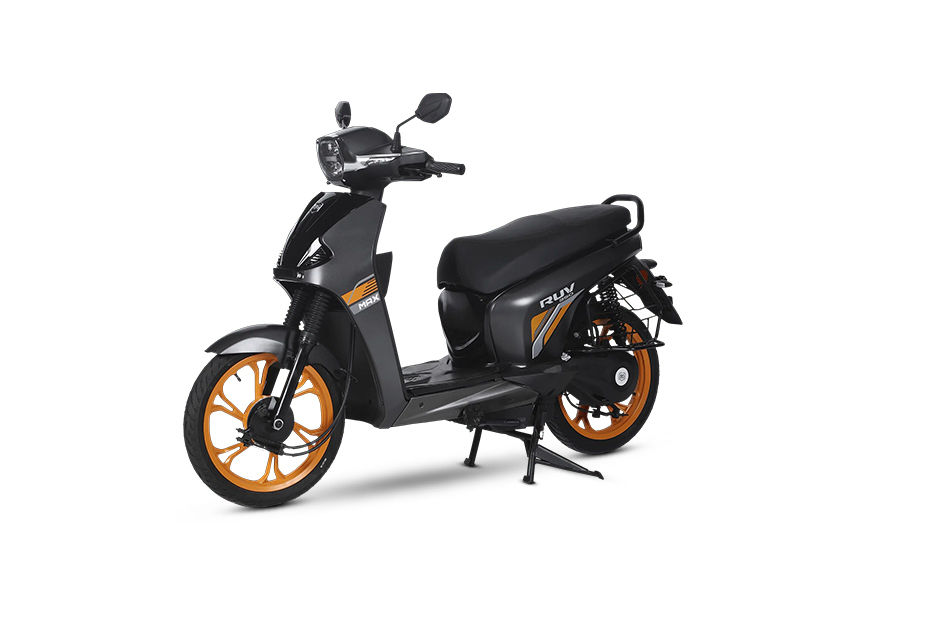 BGauss RUV 350 Graphite Grey With Sunset Yellow colour