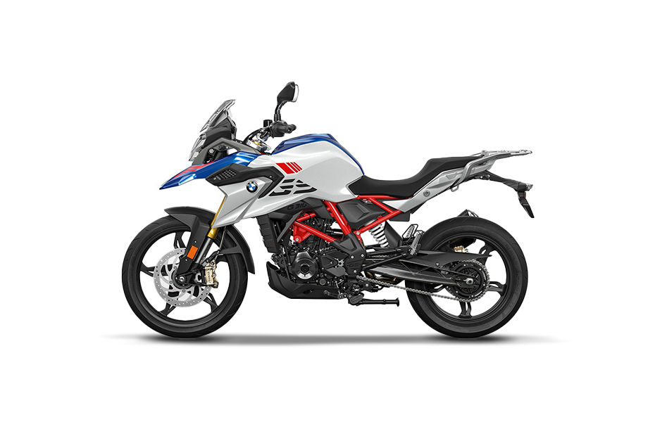 BMW G 310 GS Polar White Racing Blue Metallic colour