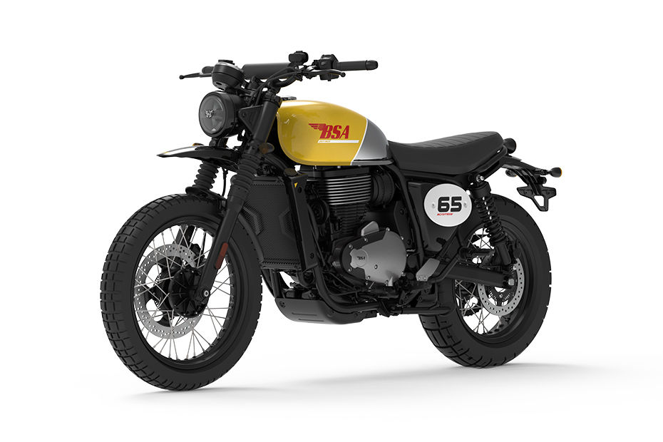 BSA Scrambler 650 Victor Yellow colour