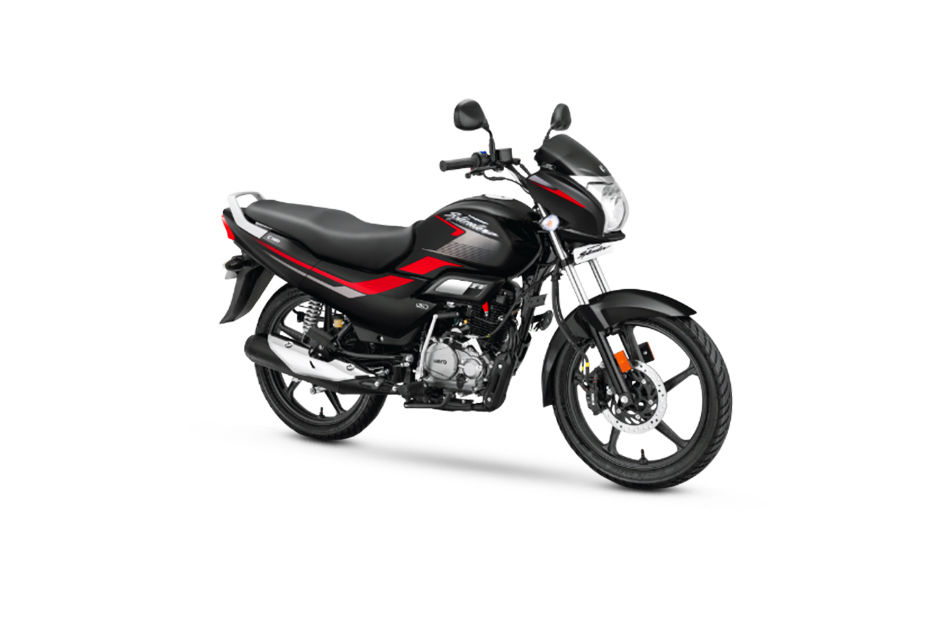Hero Super Splendor Black Sports Red colour
