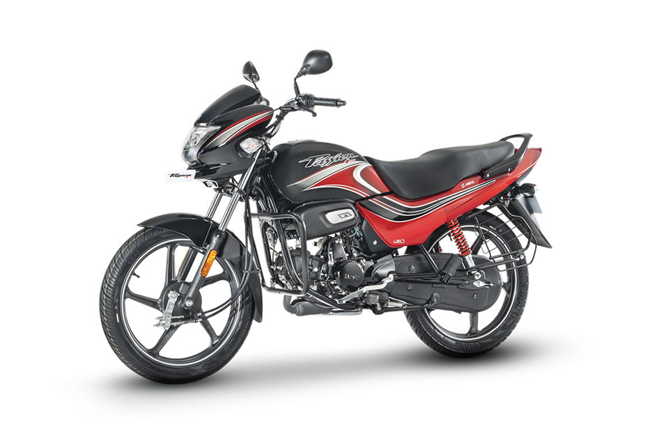 Hero Passion Plus Sports Red Black colour