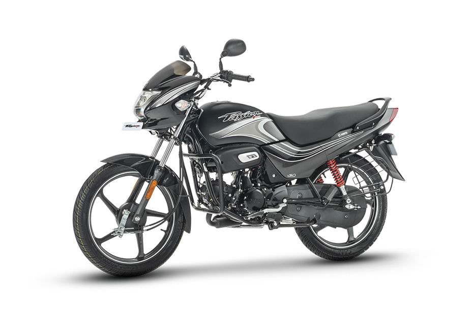 Hero Passion Plus Black Heavy Grey colour