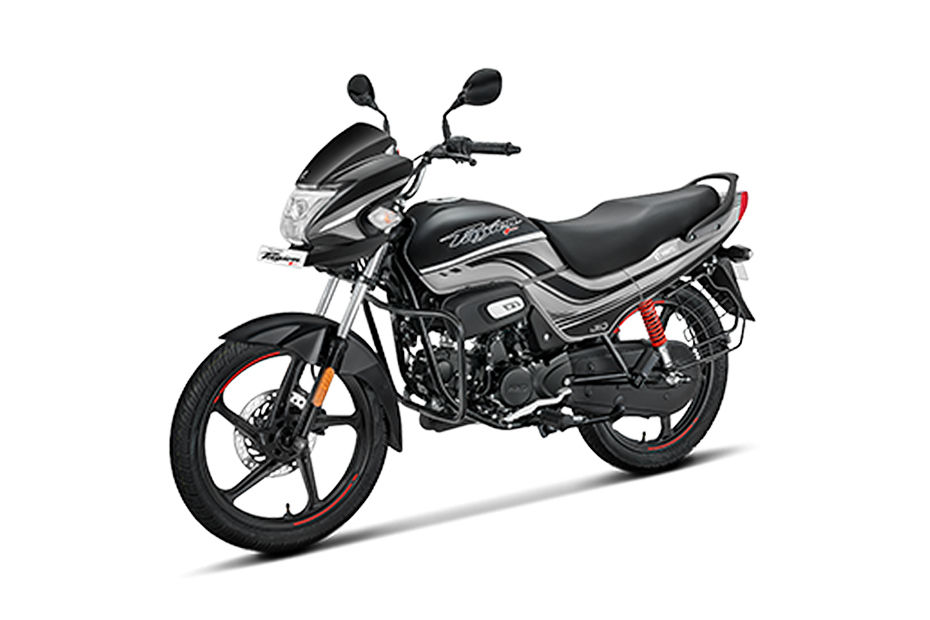 Hero Passion Plus Heavy Grey Metallic colour