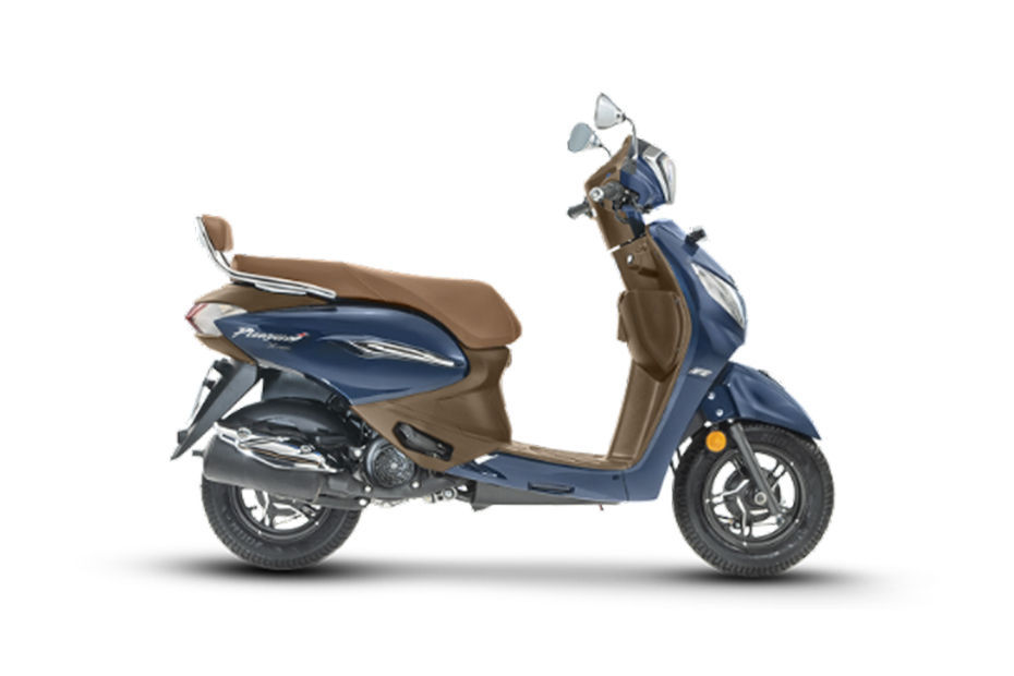 Hero Pleasure Plus Pearl Blue colour