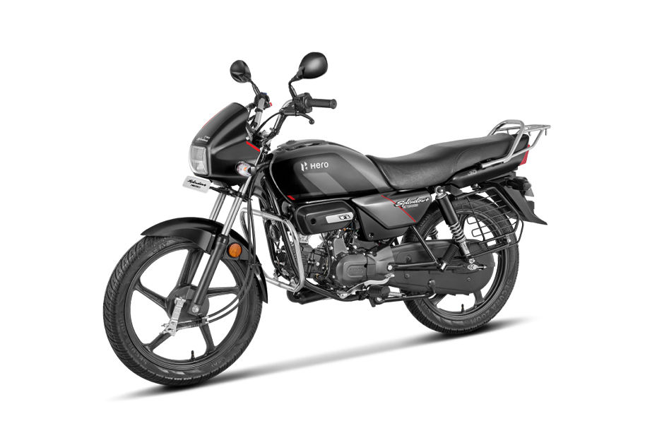 Hero Splendor Plus XTEC Black Heavy Grey colour