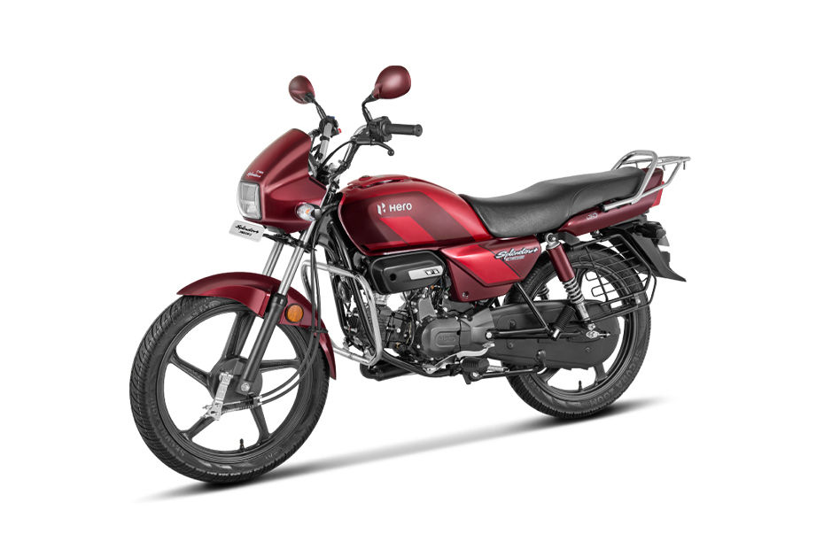 Hero Splendor Plus XTEC Nobel Red colour