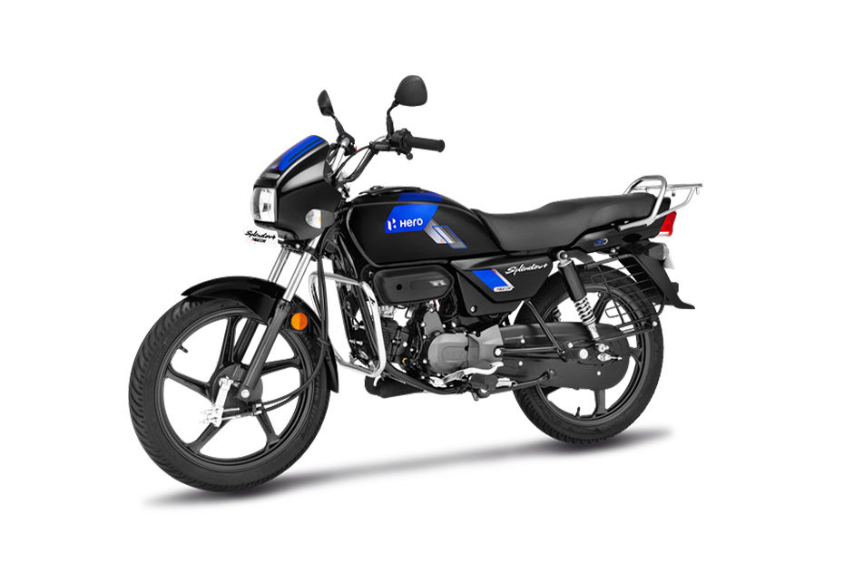 Hero Splendor Plus XTEC Black Sparking Blue colour