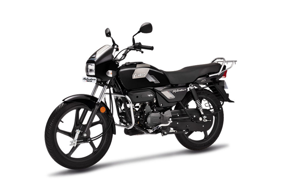 Hero Splendor Plus XTEC Black Tornado Grey colour