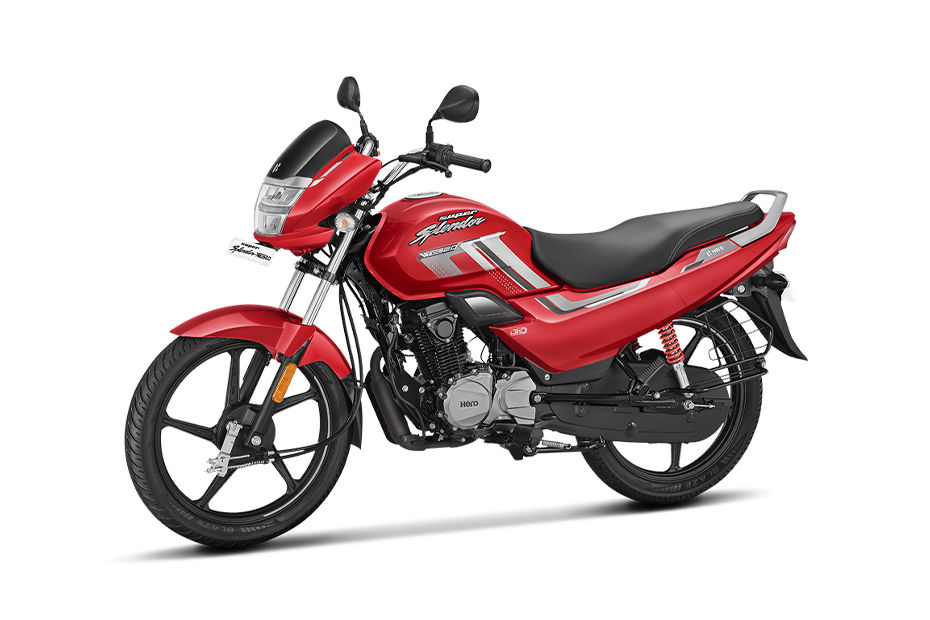 Hero Super Splendor XTEC Candy Blazing Red colour