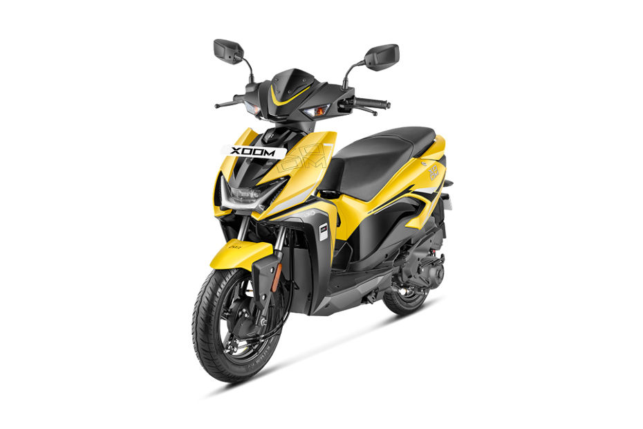 Hero Xoom 110 Moon Yellow colour