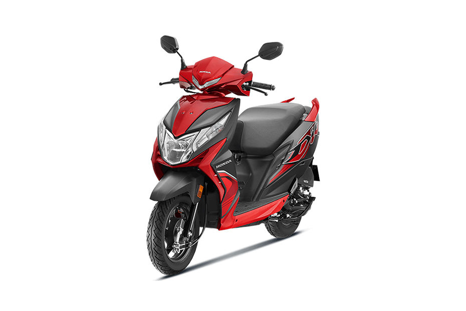 Honda Dio Imperial Red Metallic colour