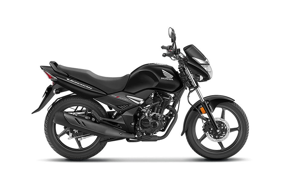Honda Unicorn Pearl Igneous Black colour