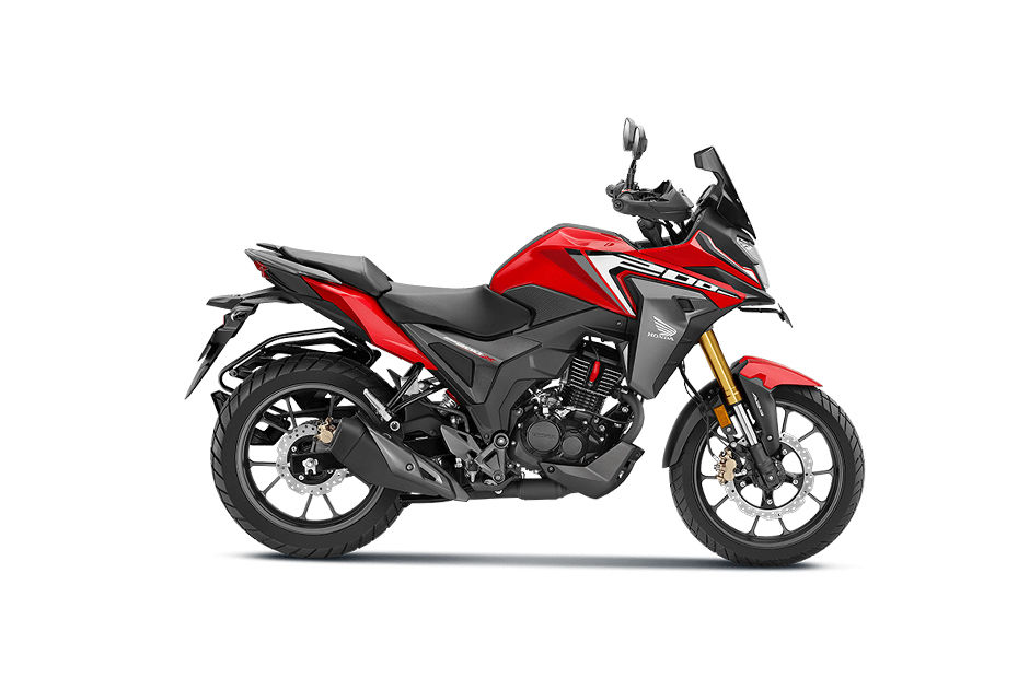 Honda CB200X Sports Red colour