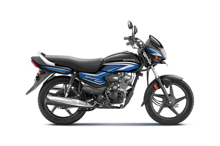 Honda Shine 100 Blue With Black colour