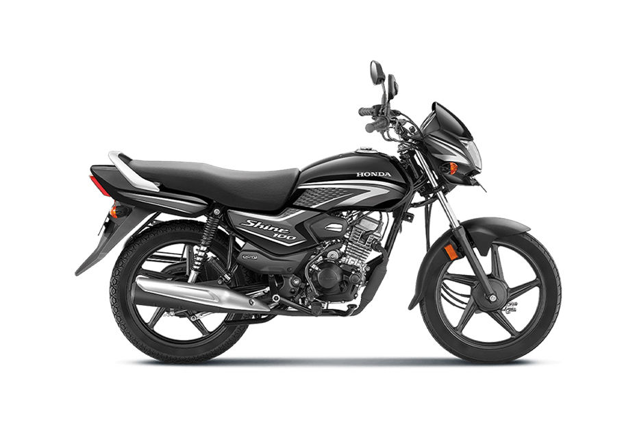 Honda Shine 100 Gray With Black colour