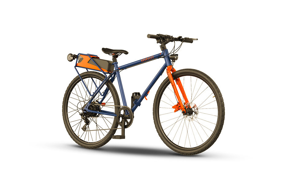 Hornback X1 Blue - Orange colour