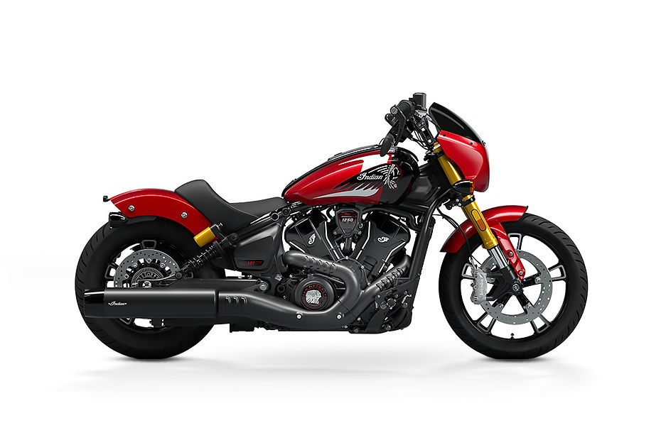 Indian 101 Scout Sunset Red Metallic With Graphics colour