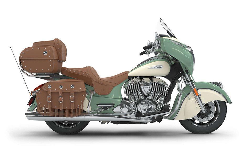 Indian Roadmaster Classic Willow Green Over Ivory Cream colour
