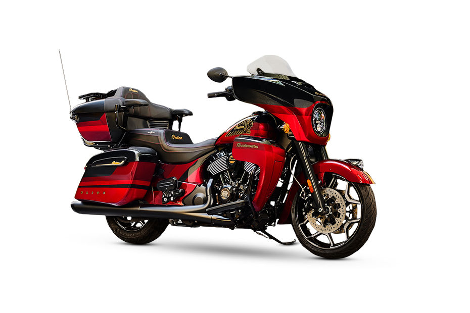 Indian Roadmaster Elite Red Over Thunder Black colour