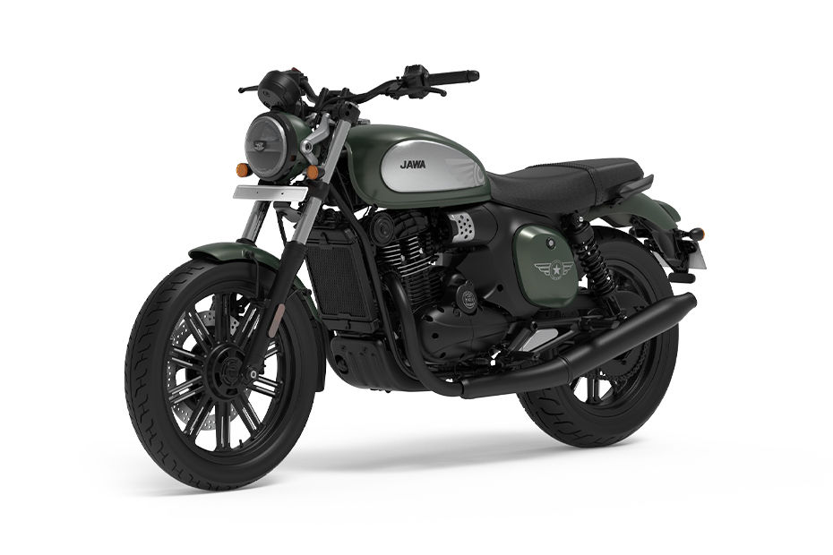 Jawa 42 FJ Aurora Green colour
