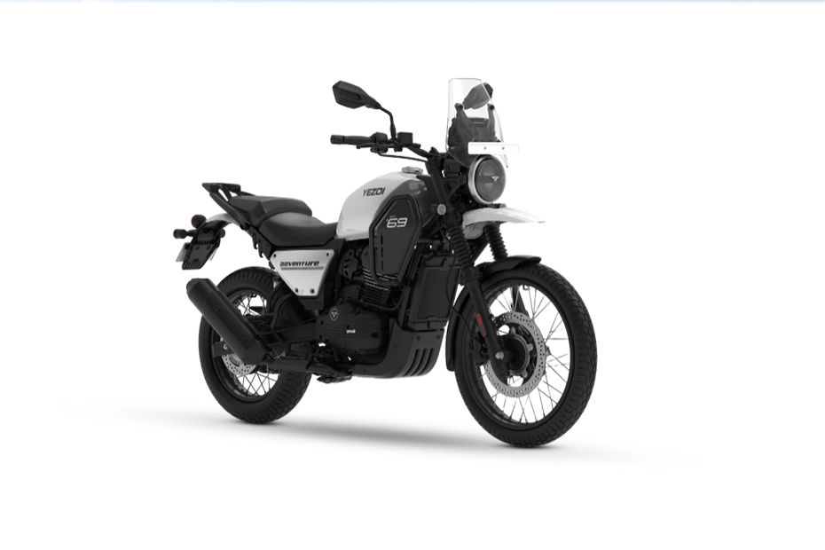 Yezdi 2024 Adventure Glacier White colour