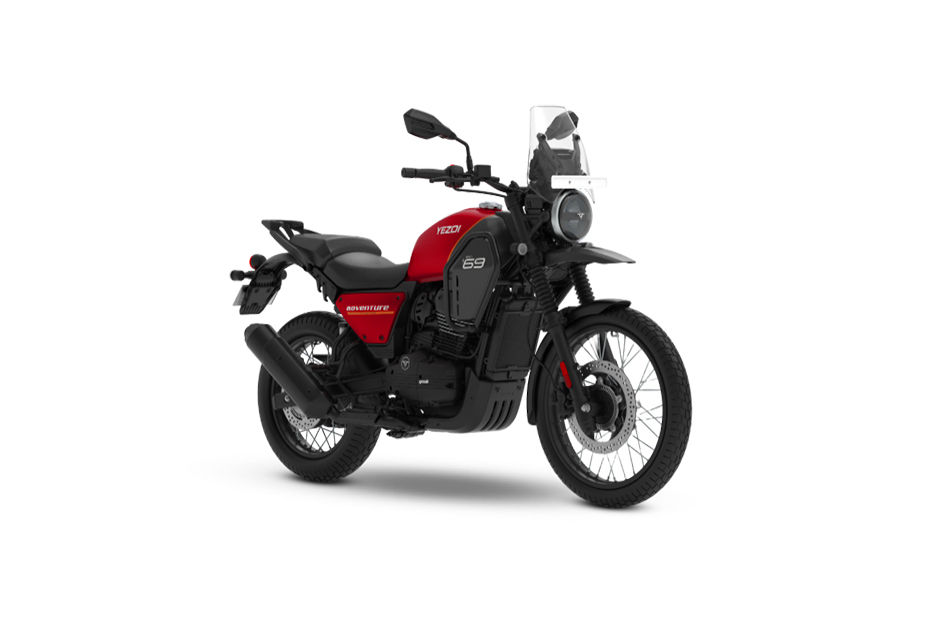 Yezdi 2024 Adventure Magnite Maroon colour