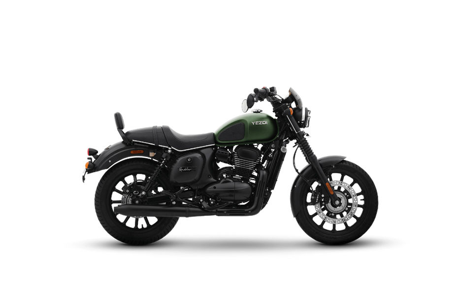Yezdi 2024 Roadster Hunter Green colour
