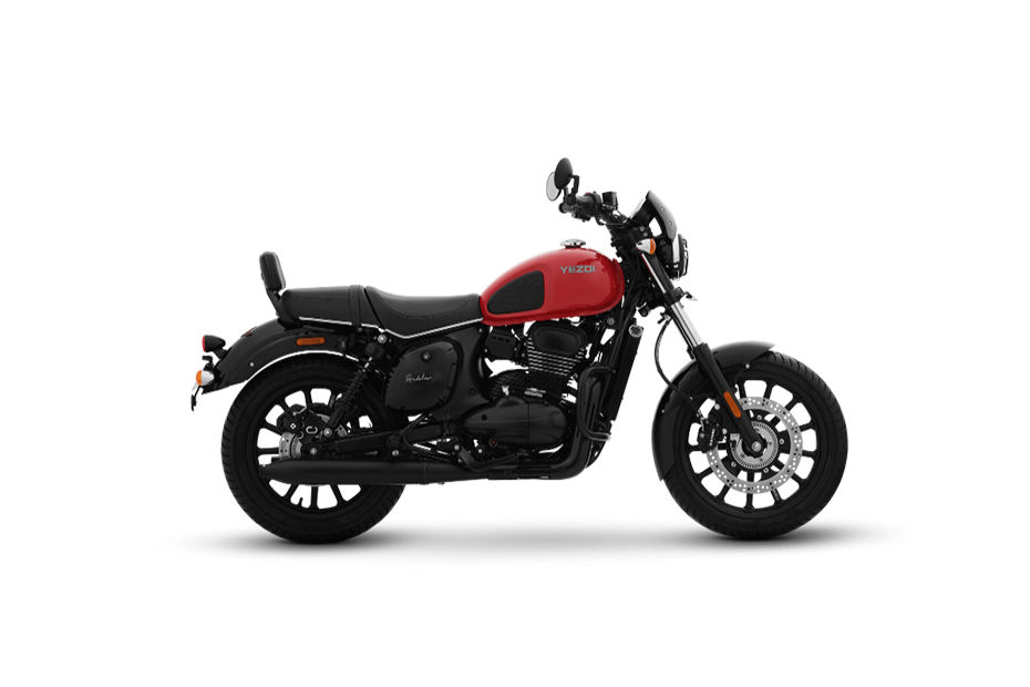 Yezdi 2024 Roadster Inferno Red colour