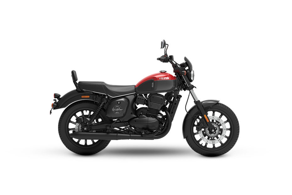 Yezdi 2024 Roadster Dual Tone Rush Hour Red Dt colour