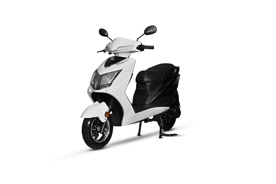 Jitendra EV Primo White colour