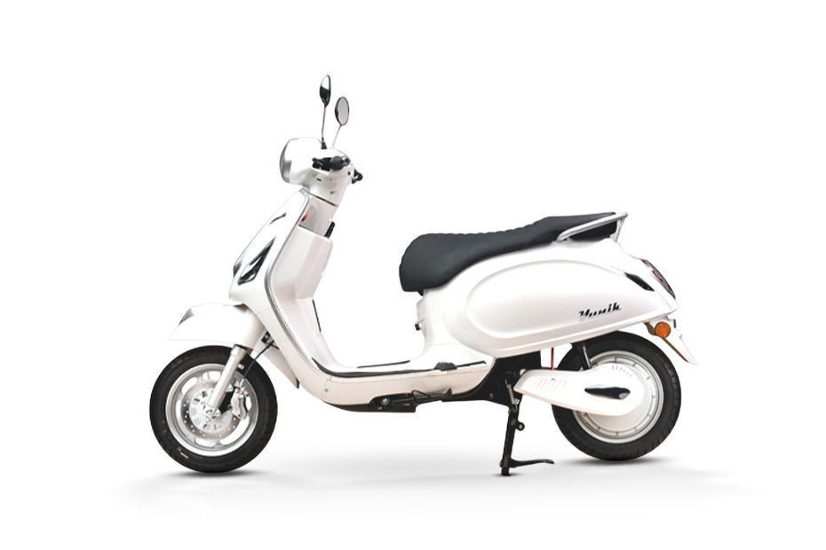 Jitendra EV Yunik Forest White colour