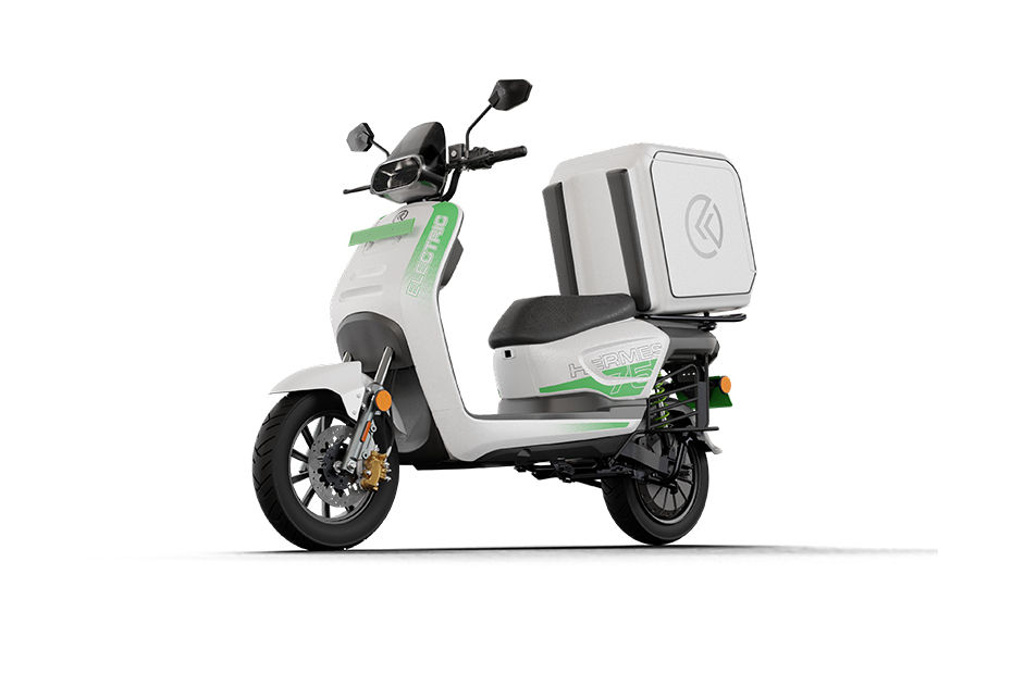 Kabira Mobility Hermes 75 Glossy White colour