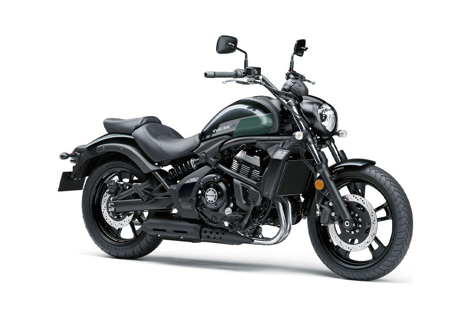 Kawasaki Vulcan S Metallic Carbon Grey And Metallic Bluish Gree colour