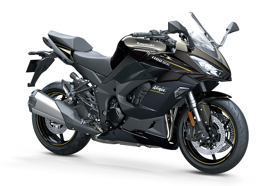 Kawasaki Ninja 1100SX Metallic Carbon Gray Metallic Diablo Black colour