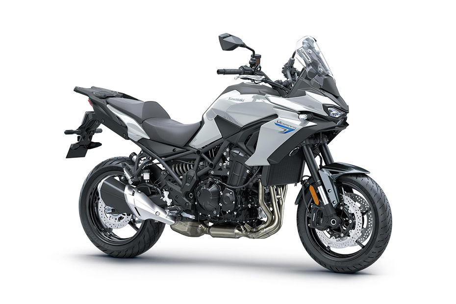 Kawasaki Versys 900 Pearl Robotic White colour