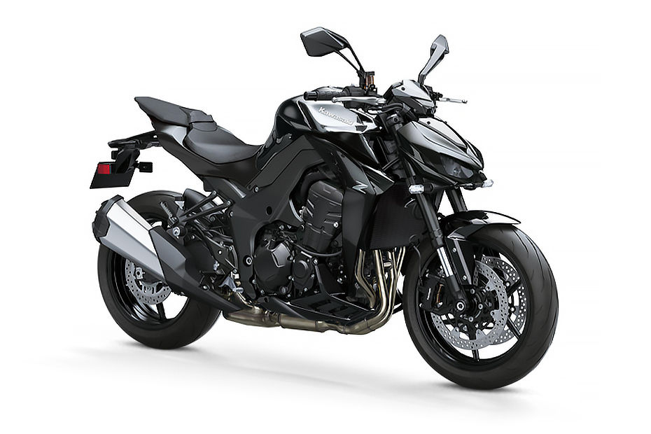 Kawasaki Z1100 Ebony And Metallic Carbon Gray colour