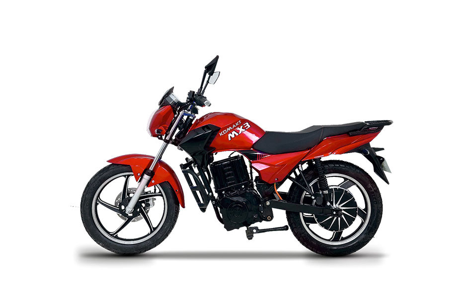 Komaki MX3 Garnet Red colour