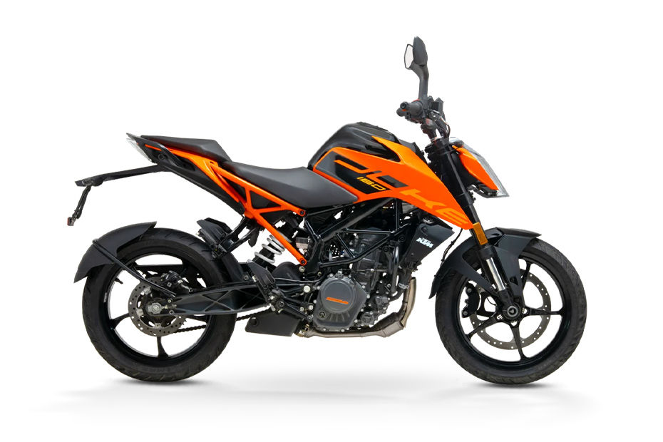 KTM 160 Duke Electronic Orange colour