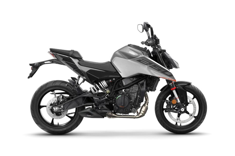 KTM 250 Duke Metallic Silver colour