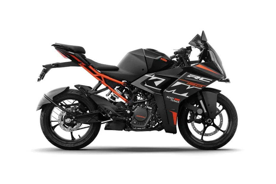 KTM RC 160 Black colour