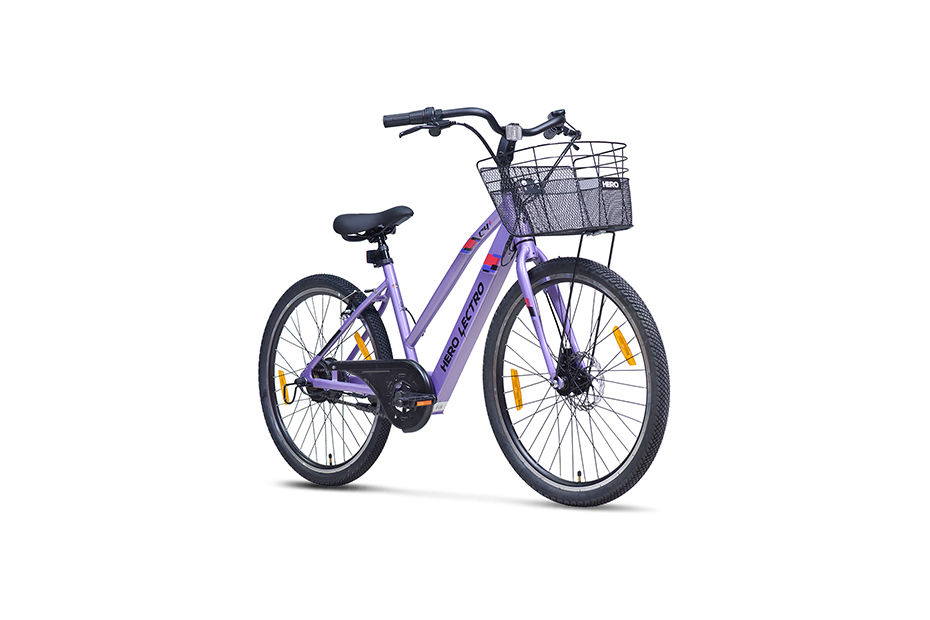 Hero Lectro C4+ Purple colour